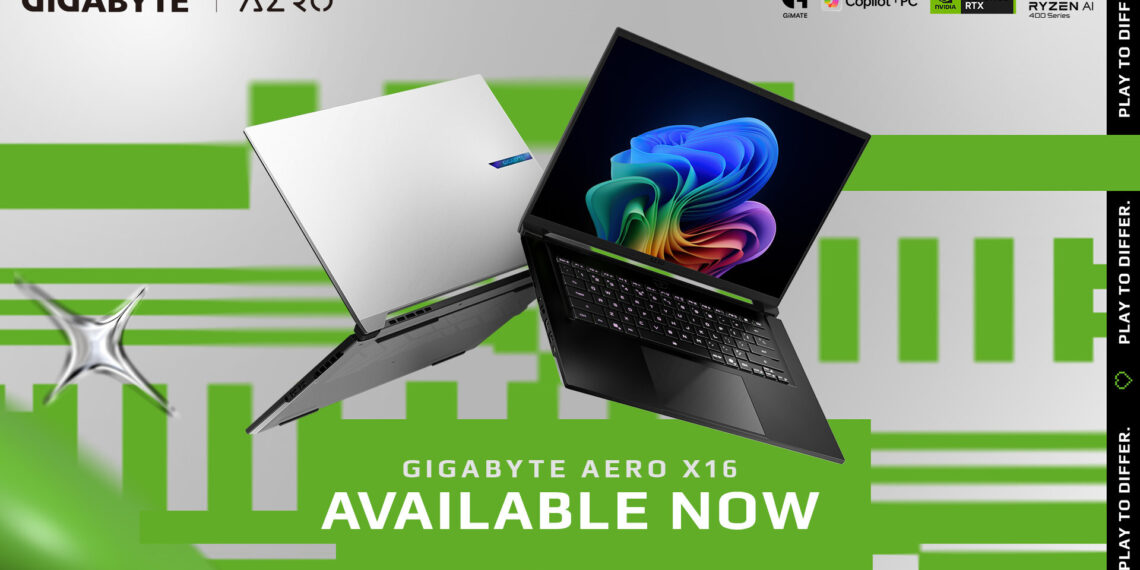 GIGABYTE Announces AERO X16 Now Available, Bringing Next-Gen AI Performance to an Ultra-Thin Copilot+ PC