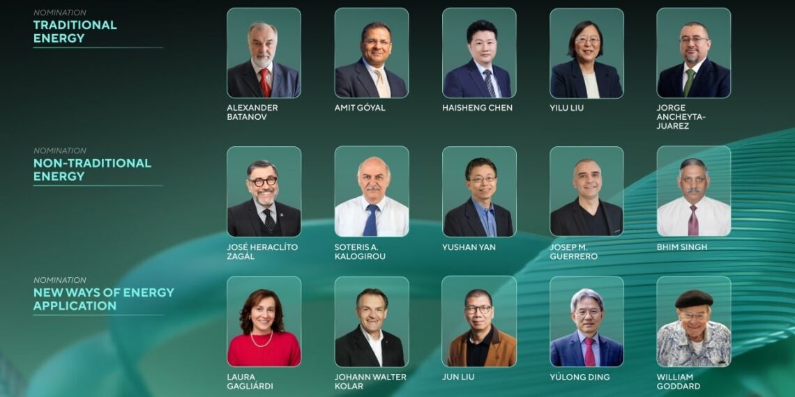 The 2026 Global Energy Prize shortlist released