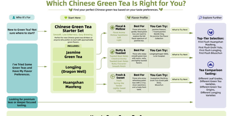 How to Find Your First Chinese Green Tea: iTeaworld Launches a Flavor Roadmap and Tasting Collections for New Tea Drinkers
