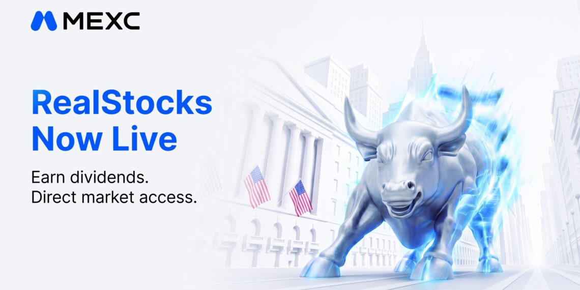 Crypto Meets Wall Street: MEXC Unveils ‘RealStocks’ with 0-Fee U.S. Equity Trading and Real Dividends