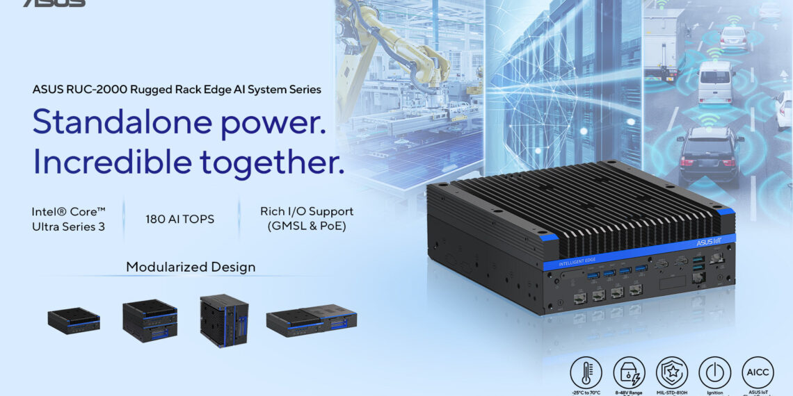 ASUS Unveils RUC-2000-Series Rugged-Rack Edge AI System at COMPUTEX 2026