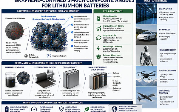 Solidion Technology Granted 7 New Patents on Composite Anode Materials For Batteries Targeting Humanoid Robots, Space-Based Artificial Intelligence Data Centers and the Lunar Economy