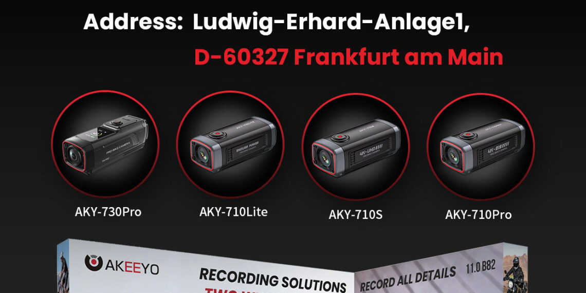 AKEEYO Brings Its Two-Wheel Dash Cam Lineup to Eurobike 2026