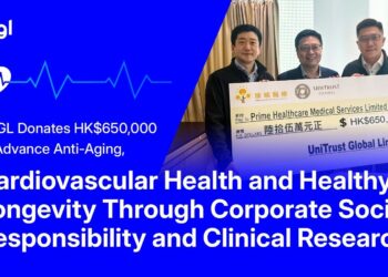 UTGL Donates HK$650,000 to Advance Anti-Aging, Cardiovascular Health and Healthy Longevity Through Corporate Social Responsibility and Clinical Research