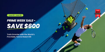 ACEMATE Tennis Robot S10 Gets $600 Prime Day Discount, with Bonus Gifts
