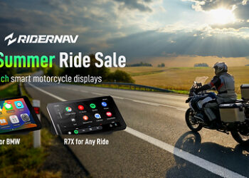 RiderNav Brings Its 7-Inch Smart Motorcycle Displays to the Mid-Summer Riding Festival