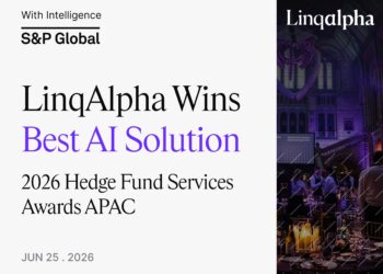 LinqAlpha Wins Best AI Solution at the 2026 Hedge Fund Services Awards
