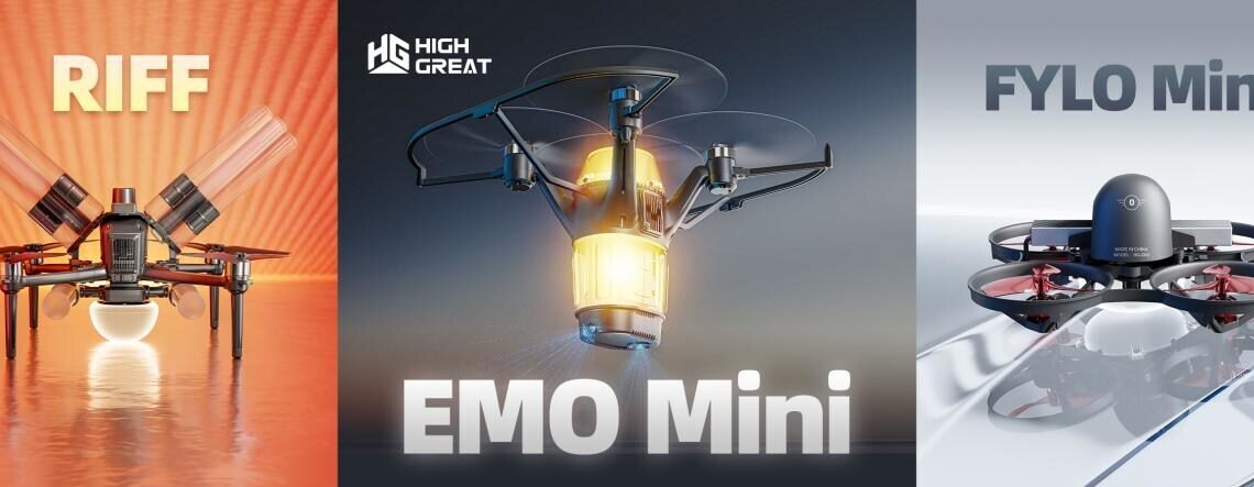 High Great’s Three Flagship Drones Redefine Global Drone Show Standards