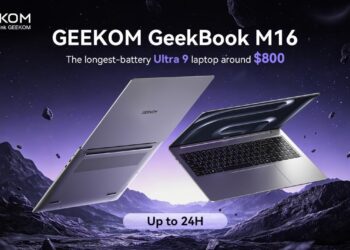 GEEKOM Launches the New GeekBook M16, Redefining the $800 High-Performance Productivity Laptop Segment