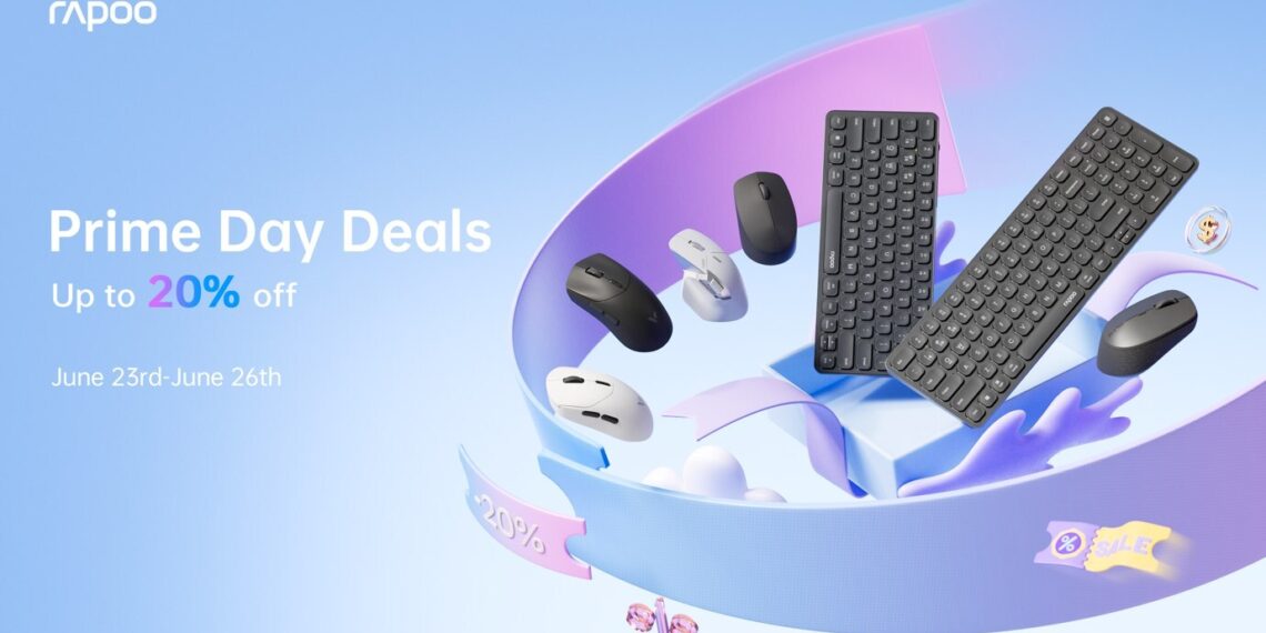 Rapoo Unveils Prime Day Deals: Save 20% on Productivity and Gaming Essentials