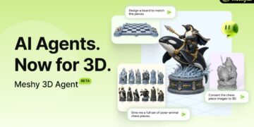 Meshy Launches 3D Agent Beta, the World’s First AI Agent for 3D Creation