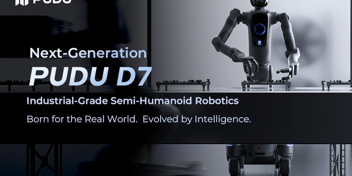 PUDU Embodied Unveils the Next-Generation PUDU D7: Opening a New Chapter for Industrial Semi-Humanoid Robotics