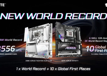 GIGABYTE Achieves DDR5 World Record and 10 Global First Places in Overclocking at COMPUTEX 2026