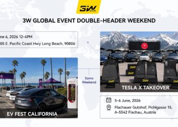 From California to the Austrian Alps: 3W Auto-life Debuts Future Series Floor Liners With Tesla and EV Communities