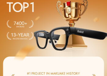 Rokid Glasses Top Makuake’s Most Anticipated Product Ranking, Signalling Greater Smart Glasses Ubiquity