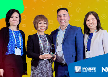 Mouser Electronics Receives NXP’s Top Customer Count Asia 2025 Award For the First Time