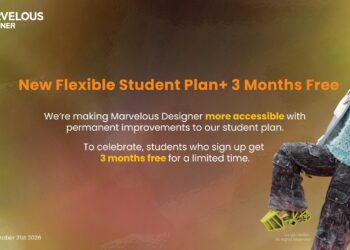 MARVELOUS DESIGNER EXPANDS STUDENT PLAN, ADDS LIMITED THREE-MONTH FREE OFFER
