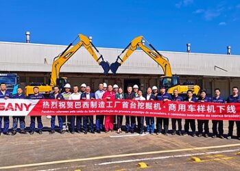 SANY’s Brazil Manufacturing Plant Rolls Out First Excavators and Commercial Vehicles