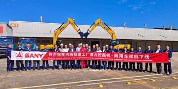 SANY’s Brazil Manufacturing Plant Rolls Out First Excavators and Commercial Vehicles