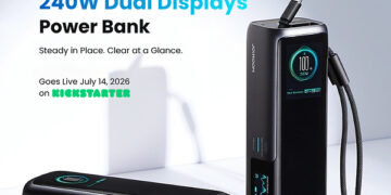 JOYROOM Brings New 240W PODIX Power Bank to Kickstarter, Reshaping the High-End Fast-Charging Power Bank Segment