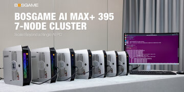 BOSGAME Demonstrates Scalable Private AI with 7-Node AI MAX+ 395 Cluster