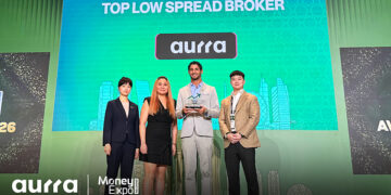 Aurra Markets Named ‘Top Low Spread Forex Broker 2026’ at Money Expo Abu Dhabi