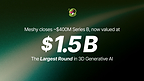 Meshy Raises Nearly $400 Million at a $1.5 Billion Valuation, the Largest Round to Date in AI 3D