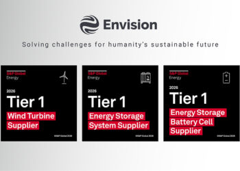 Envision Named to S&P Global Tier 1 Cleantech Companies List for the Second Consecutive Year