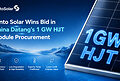 Dinto Solar Wins Bid in China Datang’s 1 GW HJT Module Procurement