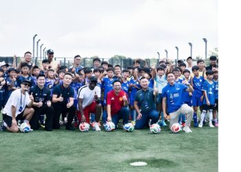 More Than 300 Children Joined a World-Class Youth Football Training Camp Featuring Manchester United Legend Louis Saha Gained Cultural Exposure & Inspiration through Sports
