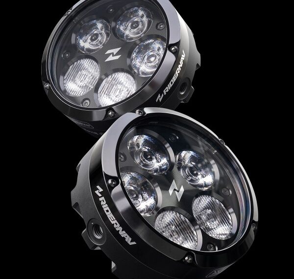 RiderNav Launches Q5 Pro: 22,000-Lumen Auxiliary Lights for Any Motorcycle, with Native BMW Wonder Wheel Control