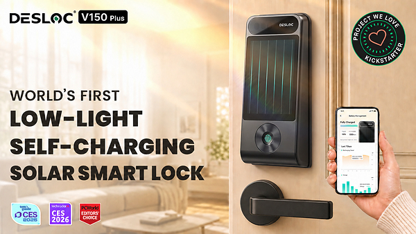 DESLOC V150 Plus Earns Kickstarter “Project We Love” Recognition for Its Creative Approach to Smart Lock Innovation