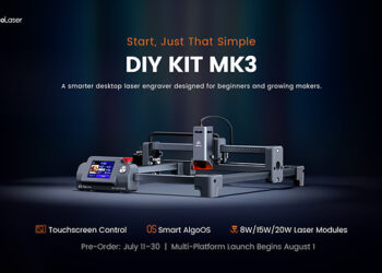 AlgoLaser Launches DIY KIT MK3: Start, Just That Simple–A Smarter Way to Laser Engrave
