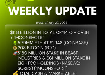 Bitmine Immersion Technologies (BMNR) Announces ETH Holdings Reach 5.79 Million Tokens, and Total Crypto and Total Cash Holdings of $11.8 Billion