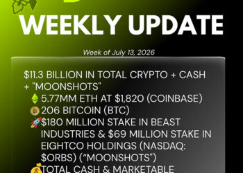 Bitmine Immersion Technologies (BMNR) Announces ETH Holdings Reach 5.77 Million Tokens, and Total Crypto and Total Cash Holdings of $11.3 Billion