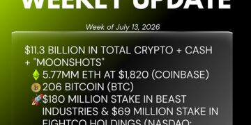 Bitmine Immersion Technologies (BMNR) Announces ETH Holdings Reach 5.77 Million Tokens, and Total Crypto and Total Cash Holdings of $11.3 Billion