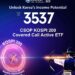 From Volatility to Income Opportunity — CSOP KOSPI 200 Covered Call Active ETF (3537.HK) Debuts on HKEX Tomorrow