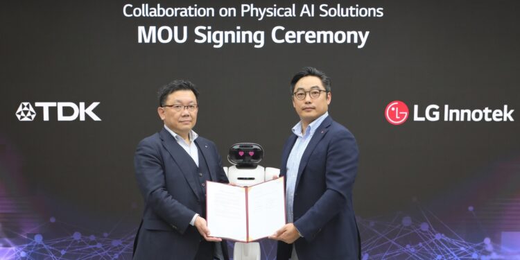Titans Join Forces: LG Innotek Partners with TDK to Develop Solutions for Physical AI