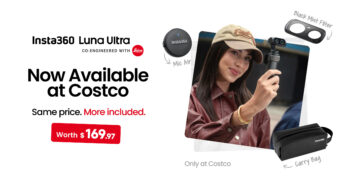 Insta360 Luna Ultra Costco-Exclusive Bundle Featuring Three Bonus Accessories
