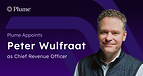 Plume Names Peter Wulfraat Chief Revenue Officer to Accelerate Global ISP Growth