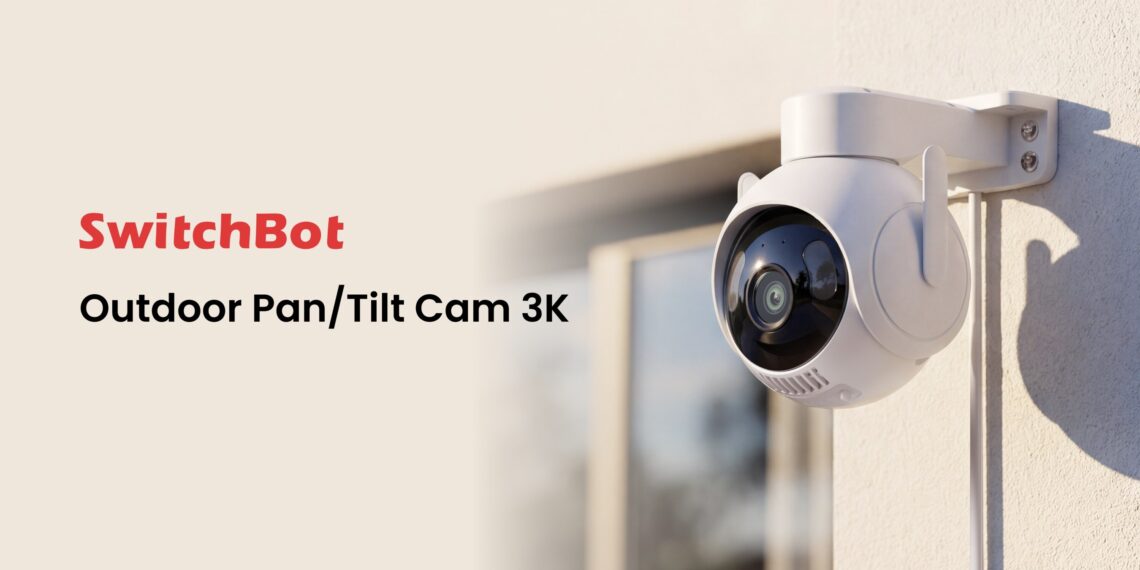 SwitchBot Outdoor Pan/Tilt Cam 3K Available in North America & the UK