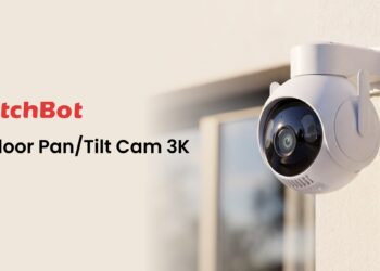 SwitchBot Outdoor Pan/Tilt Cam 3K Available in North America & the UK