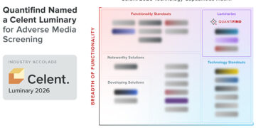 Quantifind Named a Celent Luminary for Adverse Media Screening Technology