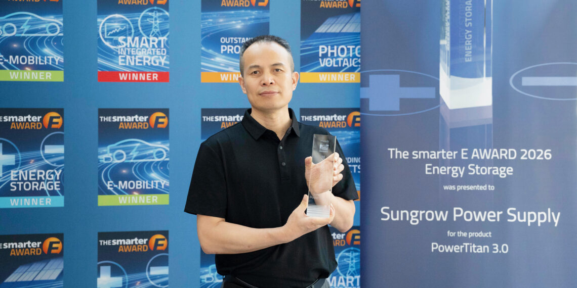 Sungrow’s PowerTitan 3.0 wins The smarter E AWARD 2026