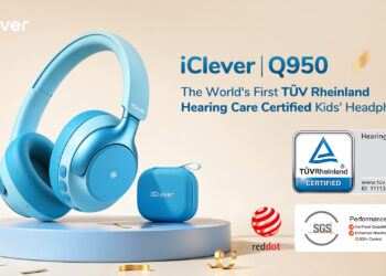 iClever Launches the Q950, the World’s First TÜV Rheinland Hearing Care Certified Kids’ Headphones