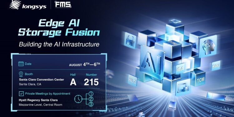 Longsys to Unveil “Edge AI Storage Fusion” at FMS 2026, Showcasing In-Depth Innovation in Edge AI Storage