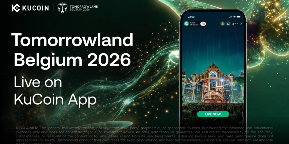 KuCoin Brings the Official Tomorrowland Belgium 2026 Livestream to the KuCoin App