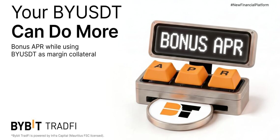BYUSDT Now Available as Collateral on Bybit TradFi, Unlocking Dual-Yield Potential