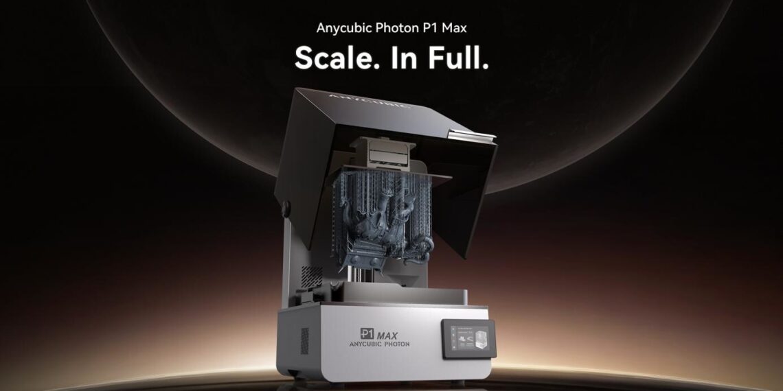 Anycubic Opens Presale for Photon P1 Max, an 18.3L Large-Format Resin 3D Printer