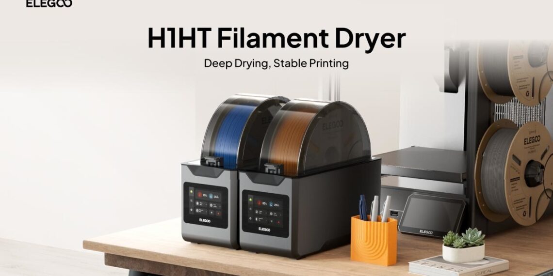 ELEGOO Launches H1 HT Filament Dryer: Up to 85°C High-Temp Drying for High-Quality 3D Prints